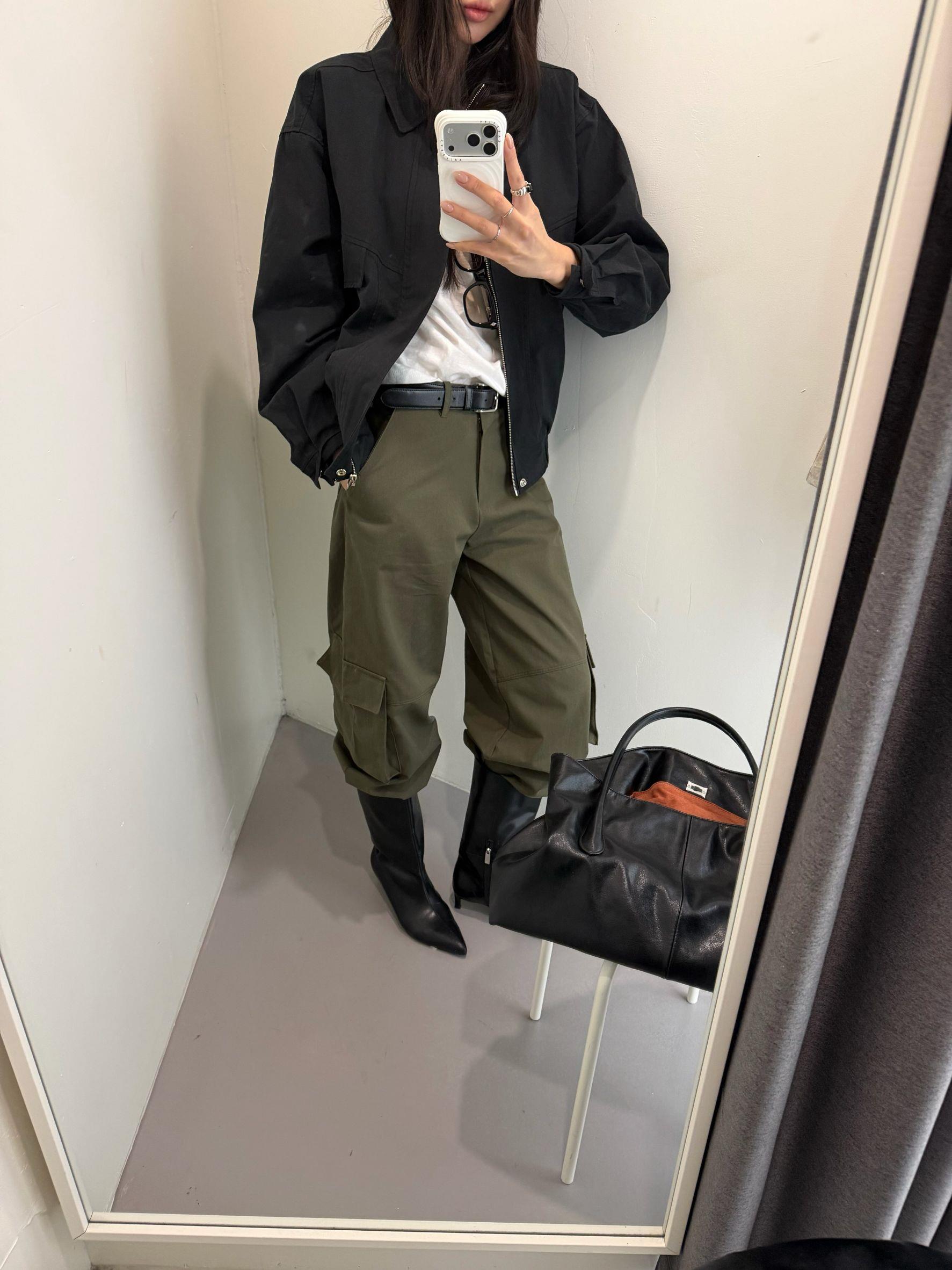 下擺縮腰夾克外套